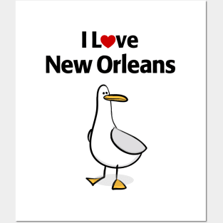 I Love New orleans Posters and Art